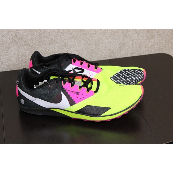 Nike Rival XC 6 Cross-Country Spikes Volt/Hyper Pink Men's Size 9.5 - Picture 1 of 7
